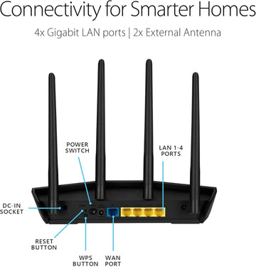 ASUS RT AX55 AX1800 Dual Band WiFi 6 Router